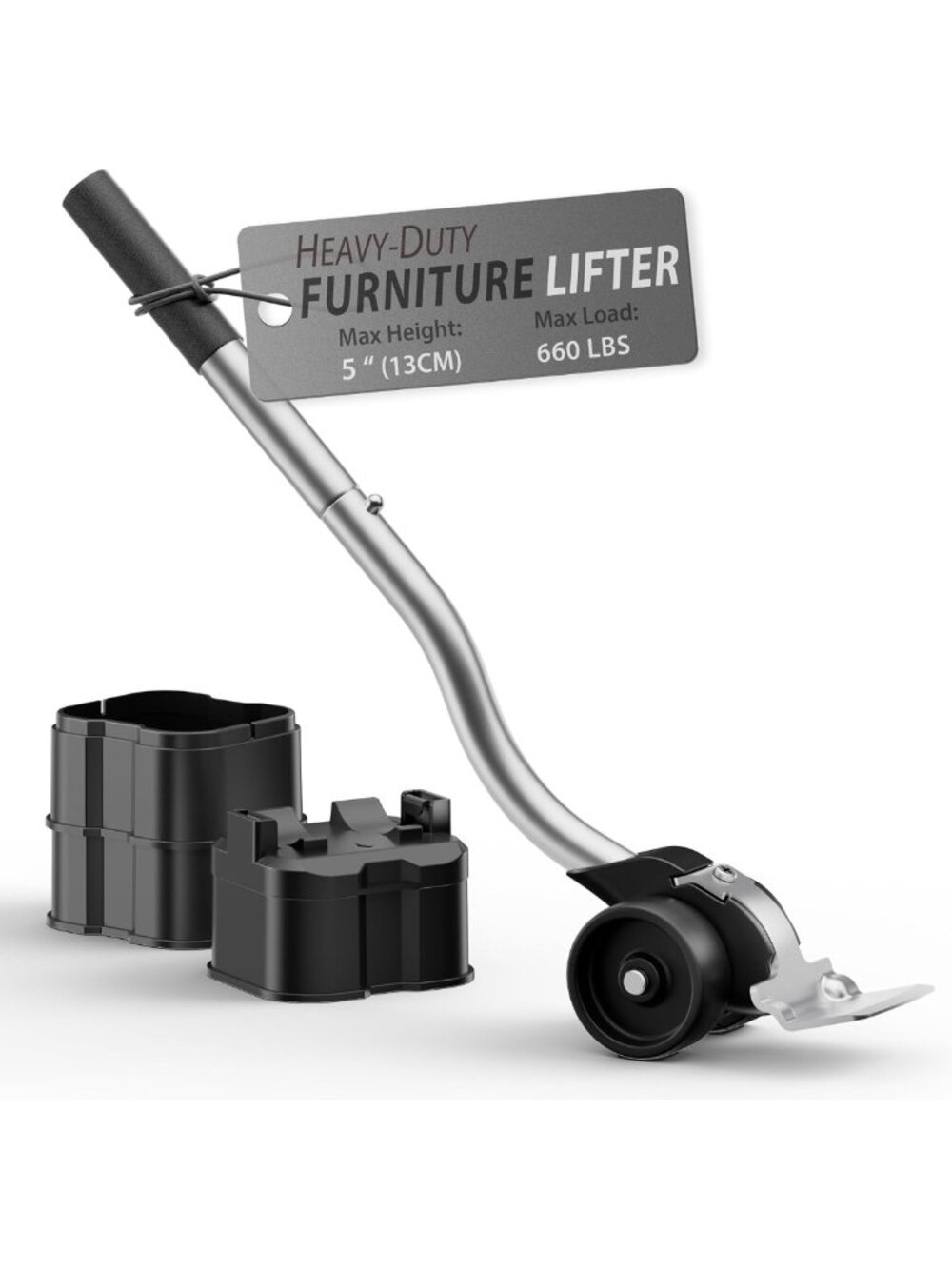 Height-Adjustable Furniture Lifter Tool for Easy Heavy Lifting - Up to 660 lbs